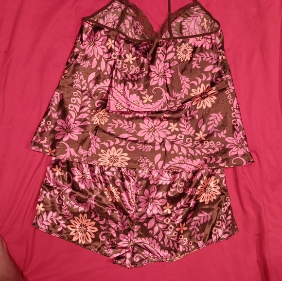 Apt.9 Intimate Floral Lace Trim Sleepwear Set Size Xl - Picture 4 of 5